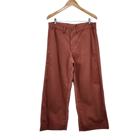 Farewell Frances Women's Wide Leg Cropped Pants - L - Picture 1 of 8